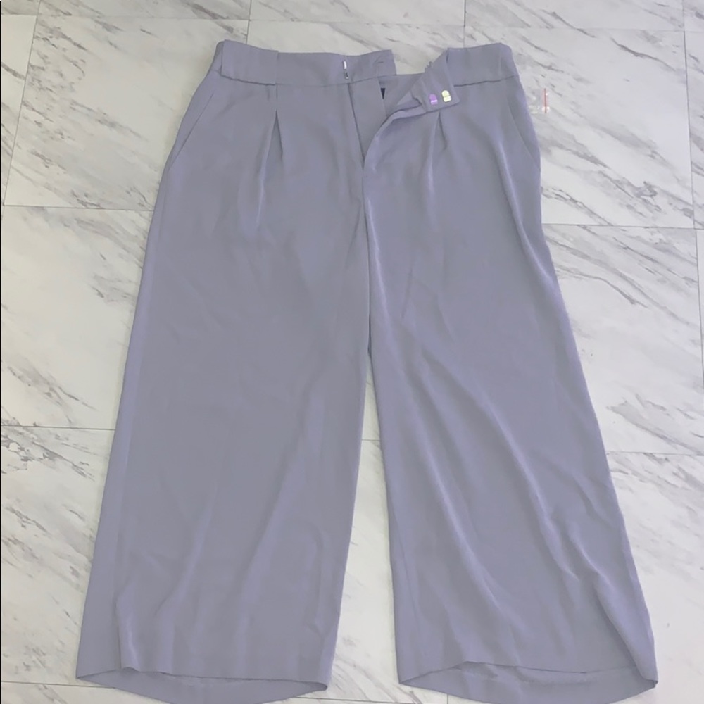 Women’s gray silk pants